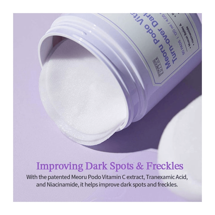 SUNGBOON EDITOR Meoru Podo Vita C Turn-Over Dark Spot Pad 140ml/60pads - All Day Pretty Toner Pad SUNGBOON EDITOR