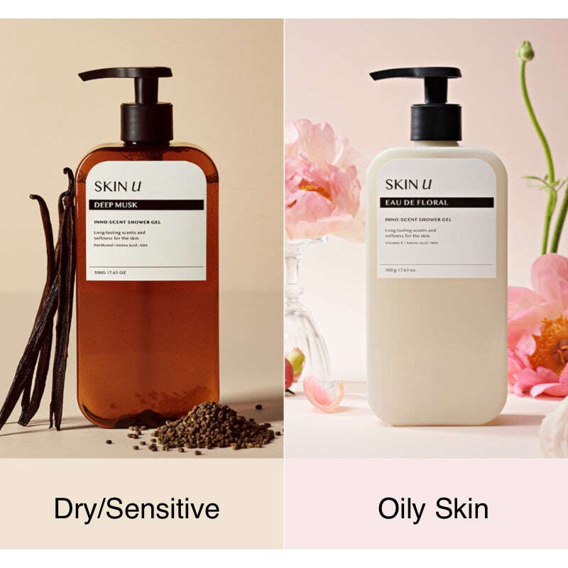 Skin U Inno:scent Shower Gel 500g #Eau De Floral - All Day Pretty Korean Beauty Skin u