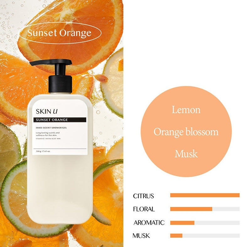 Skin-U-Inno-Scent-Shower-Gel-500G-Sunset-Orange – beauty &amp; skincare essential for daily radiance