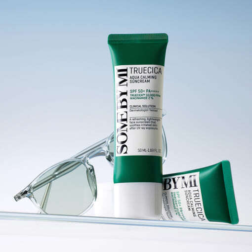 Some by Mi Truecica Aqua Calming Suncream 50+ PA++++ 50ml - All Day Pretty Korean Beauty some by mi
