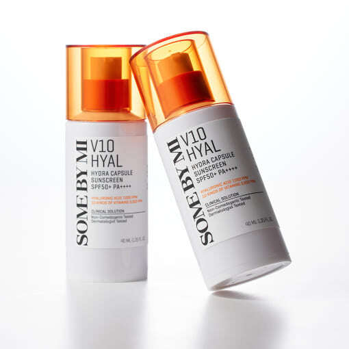 Some by Mi V10 Hyal Hydra Capsule Sunscreen SPF50+ PA++++ 40ml - All Day Pretty Korean Beauty some by mi