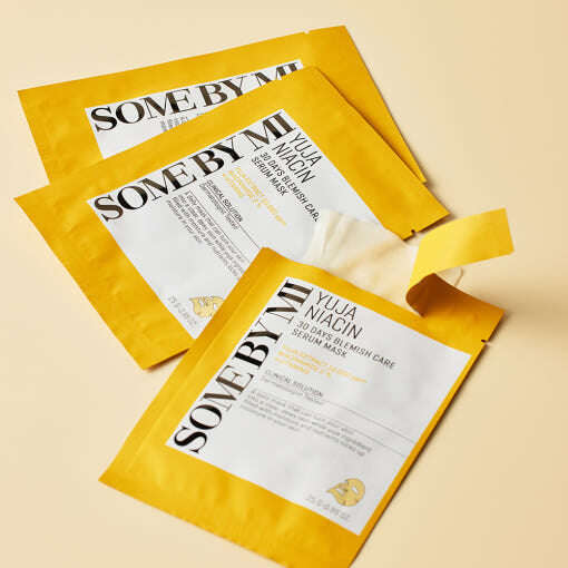 Some by Mi Yuja Niacin Blemish Care Serum Mask 25g*10ea - All Day Pretty Korean Beauty some by mi