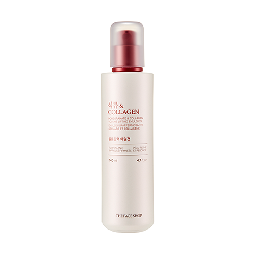 THE FACE SHOP Pomegranate And Collagen Volume Lifting Emulsion 140ml - All Day Pretty Emulsion The face shop