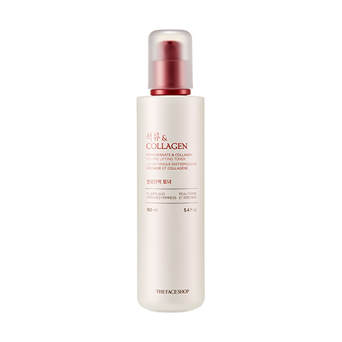 THE FACE SHOP Pomegranate And Collagen Volume Lifting Toner 160ml - All Day Pretty Toner The face shop