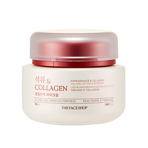THE FACE SHOP Pomegranate And Collagen Volume Lifting Eye Cream 50ml - All Day Pretty Eye Cream The face shop