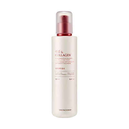 THE FACE SHOP Pomegranate And Collagen Volume Lifting Toner 160ml - All Day Pretty Toner The face shop
