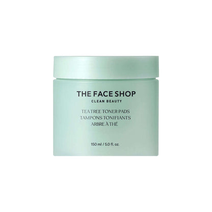 THE FACE SHOP Tea Tree Toner Pads 150ml (70 Sheets) - All Day Pretty Toner Pad The face shop