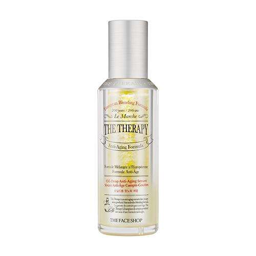 THE FACE SHOP The Therapy Oil-Drop Anti-Aging Serum 45ml - All Day Pretty serum The face shop