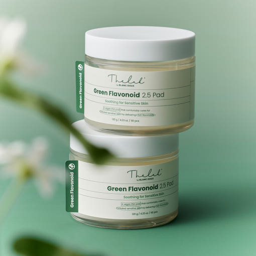 THE LAB By BLANC DOUX Green Flavonoid 2.5 Pad 120g (90p) - All Day Pretty Korean Beauty The lab by blanc doux