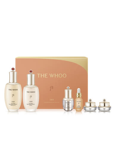THE WHOO Cheongidan Rejuvenating 6pcs Gift Set - All Day Pretty Skincare SET The whoo
