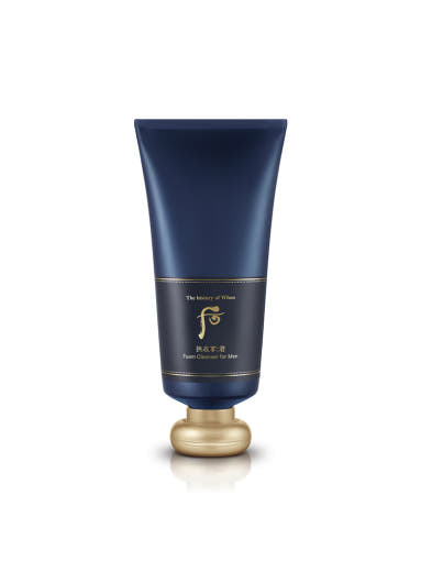 THE WHOO Gongjinhyang Kun Jayoung Foam Cleanser 180ml - All Day Pretty Cleansing Foam for Men The whoo