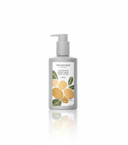 THE FACE SHOP The Botanic Woody Musk Body Wash 350ml - All Day Pretty Body Wash The face shop