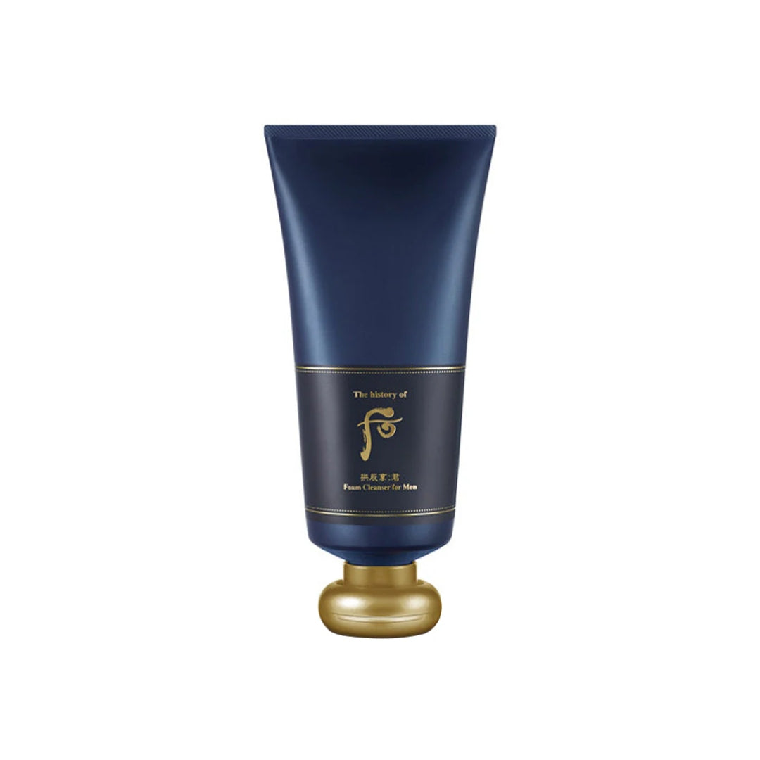 THE WHOO Gongjinhyang Kun Jayoung Foam Cleanser 180ml - All Day Pretty Cleansing Foam for Men The whoo