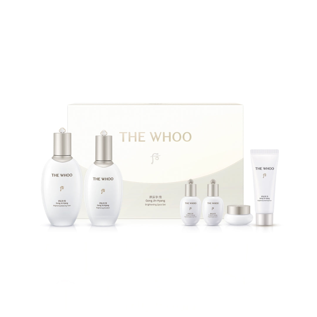 THE WHOO Gongjinhyang Seol Brightening 2pcs Set - All Day Pretty Skincare SET The whoo