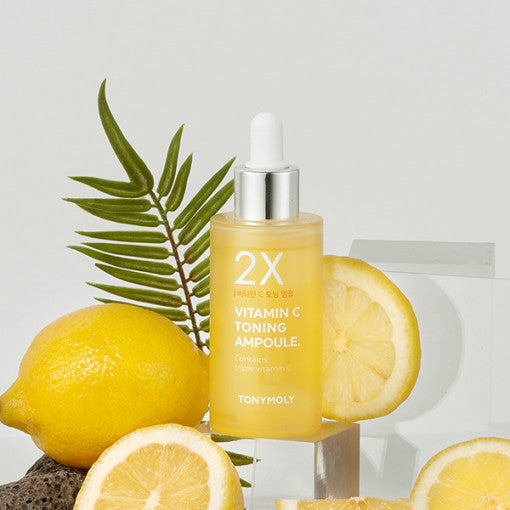 TONYMOLY 2X Vitamin C Toning Ampoule 50ml - All Day Pretty Korean Beauty TONYMOLY