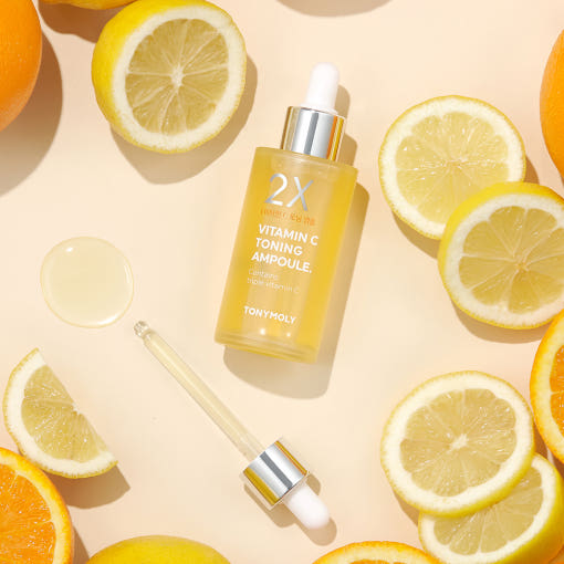 TONYMOLY 2X Vitamin C Toning Ampoule 50ml - All Day Pretty Korean Beauty TONYMOLY
