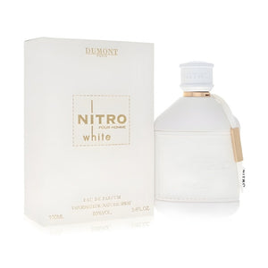 Dumont Nitro White by Dumont Paris Eau De Parfum Spray 3.4 oz for Men