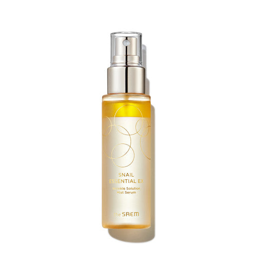The Saem Snail Essential EX Wrinkle Solution Mist Serum 75ml - All Day Pretty Korean Beauty The saem