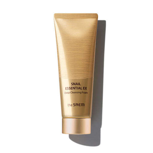 The Saem Snail Essential Ex Deep Cleansing Foam 150g - All Day Pretty Korean Beauty The saem