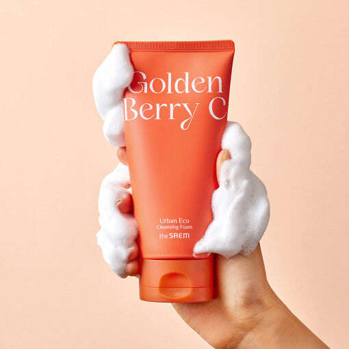 The Saem Urban Eco Golden Berry C Cleansing Foam 150ml - All Day Pretty Korean Beauty The saem