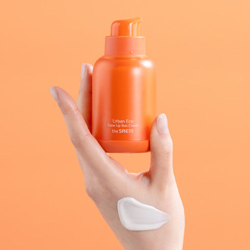 The Saem Urban Eco Golden Berry C Tone Up Sun Cream 50ml - All Day Pretty Korean Beauty The saem