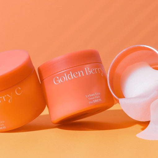 The Saem Urban Eco Golden Berry C Toner Pack 230ml(50 sheets) - All Day Pretty Korean Beauty The saem