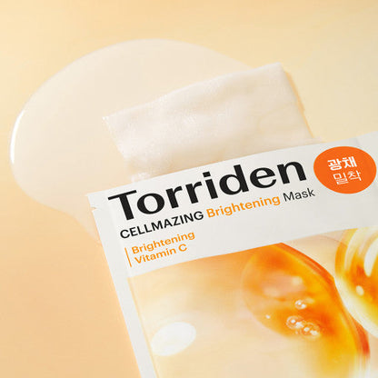 Torriden-Cellmazing-Vita-C-Brightening-Mask-Sheet-26Ml-X-10Ea – beauty &amp; skincare essential for daily radiance