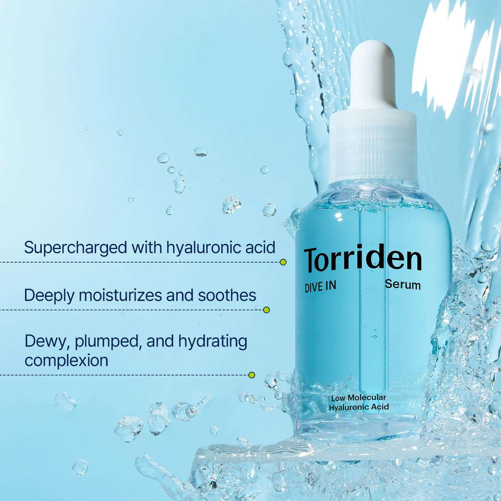 Torriden DIVE-IN Low-Molecular Hyaluronic Acid Serum 70ml - All Day Pretty serum torriden