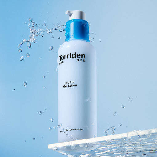 Torriden Dive-in For Men Low Molecular Hyaluronic Acid Gel Lotion 200ml - All Day Pretty Korean Beauty torriden