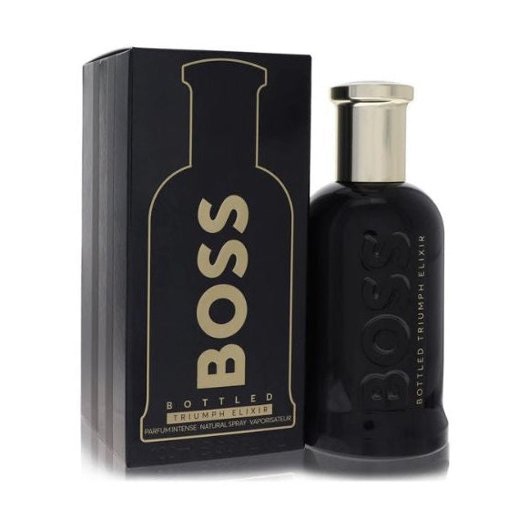Boss Bottled Triumph Elixir by Hugo Boss Eau De Parfum Intense Spray 3.4 oz for Men