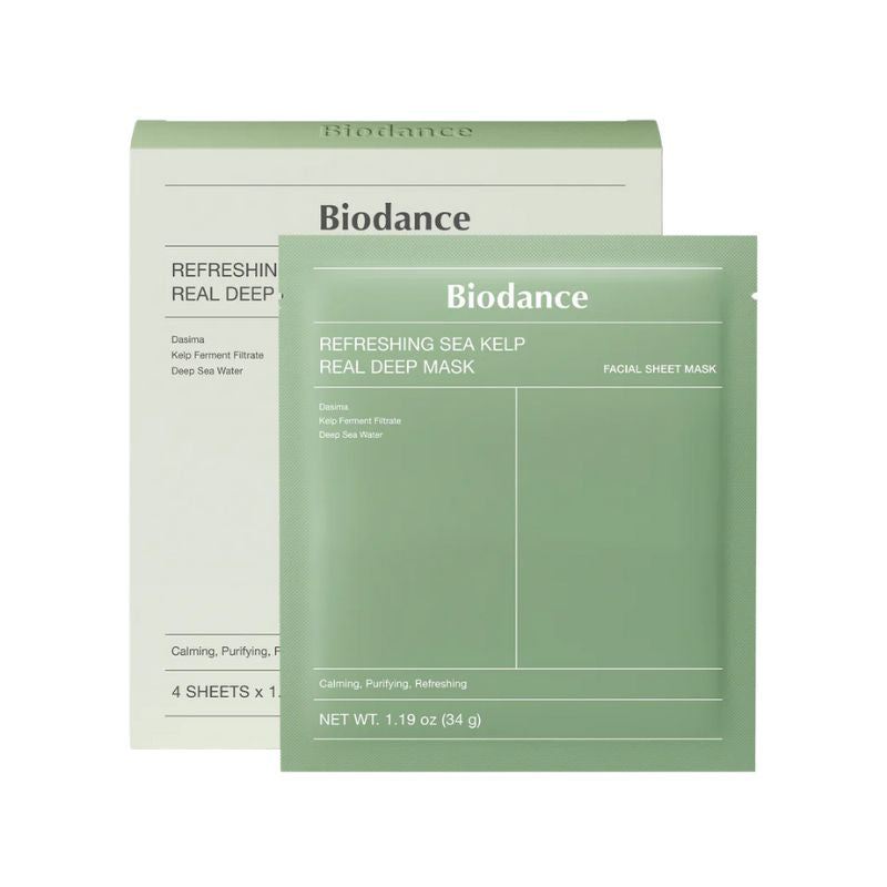 Biodance Refreshing Sea Kelp Real Deep Mask 34g X 4ea