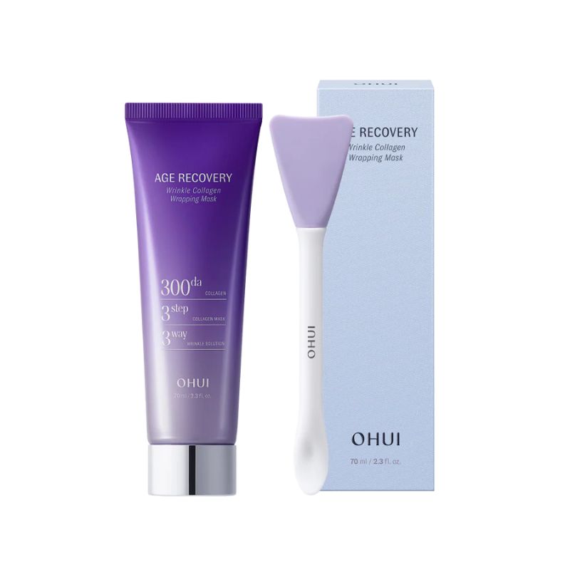 O HUI Age Recovery Wrinkle Collagen Wrapping Mask 70ml