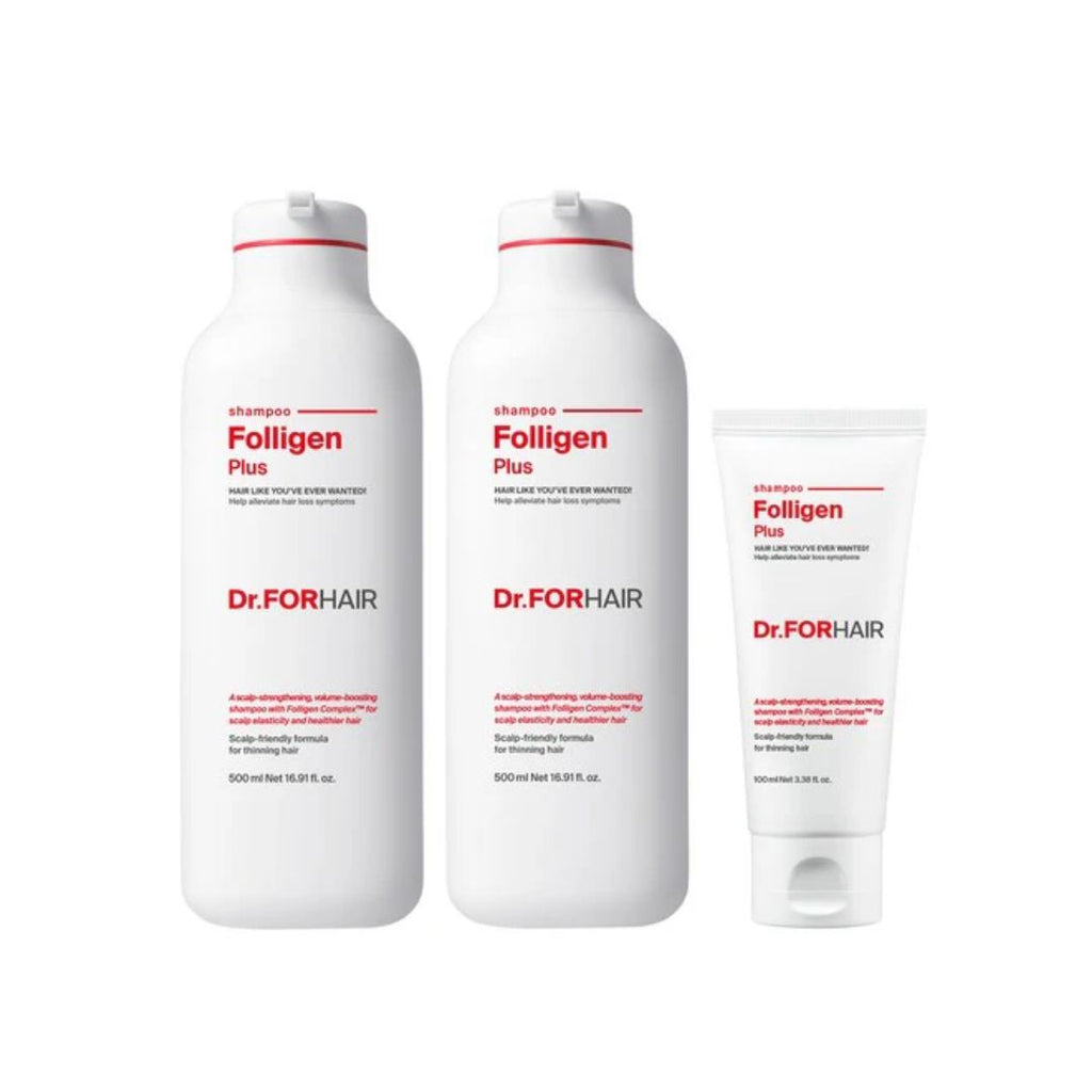 Dr.FORHAIR Folligen Plus Shampoo SET 500ml x 2P + 100ml