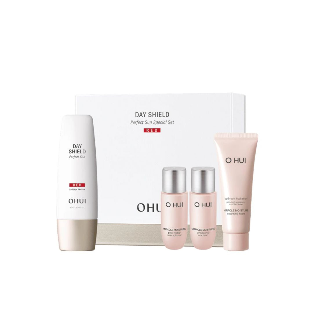 O HUI Day Shield Perfect Sun Red Special Set