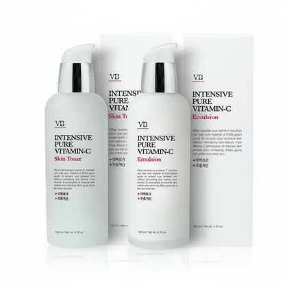 VIBAS Intensive Pure Vitamin C Skin Toner 140ml + Emulsion Set 140ml