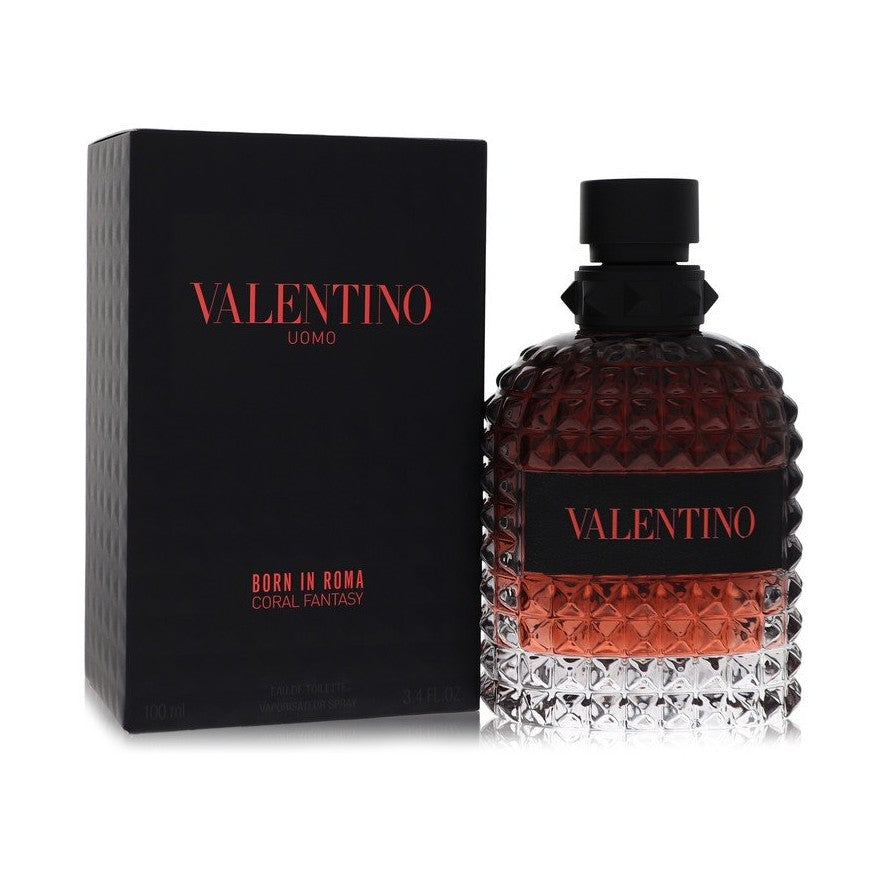 Valentino Uomo Born in Roma Coral Fantasy by Valentino Eau De Toilette Spray 3.4 oz for Men
