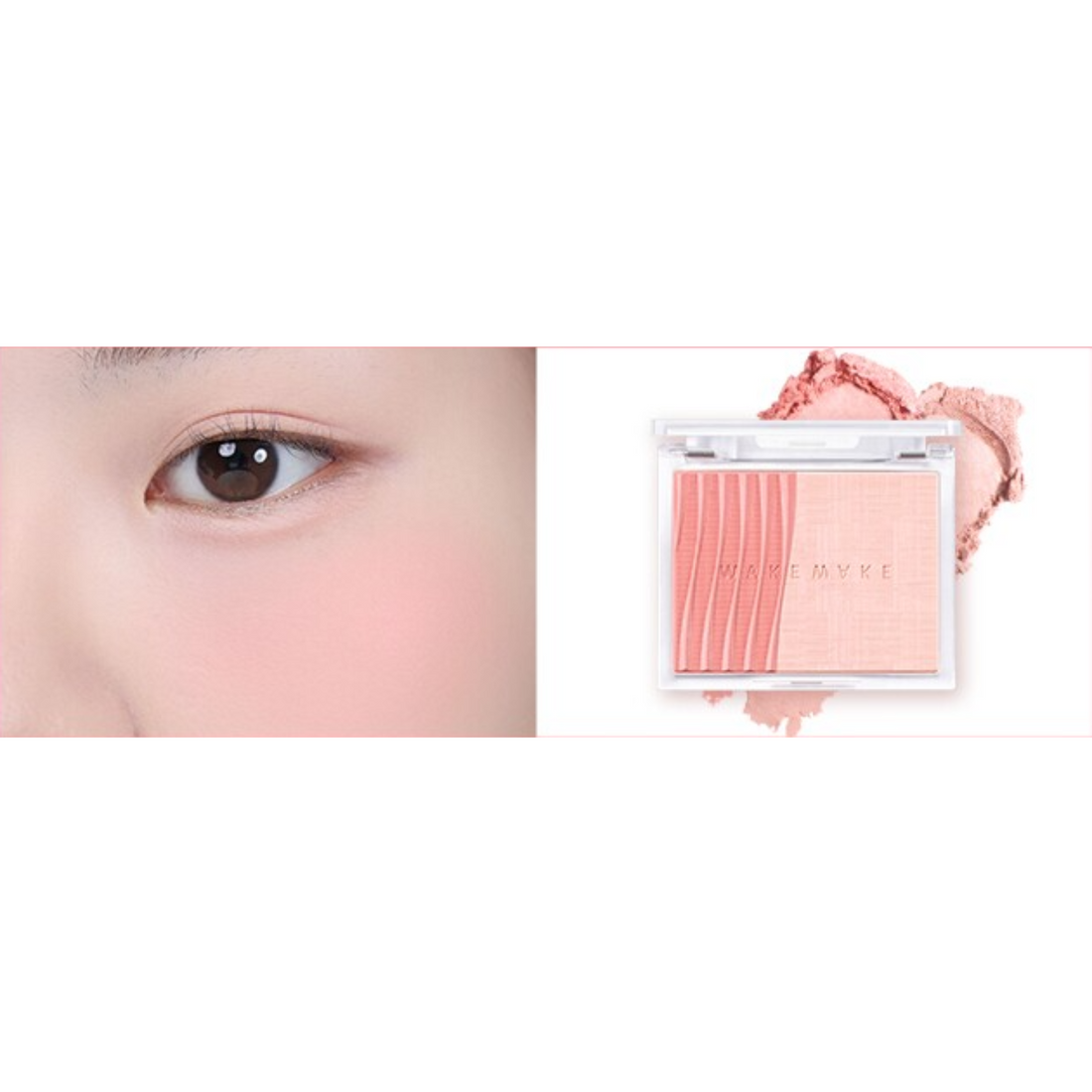 Wakemake-Sheer-Layering-Dual-Blusher-5-Colours โ beauty & skincare essential for daily radiance