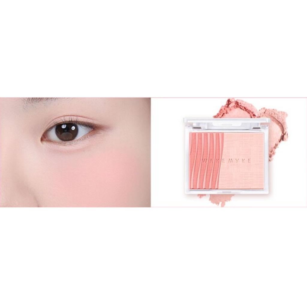 Wakemake-Sheer-Layering-Dual-Blusher-5-Colours – beauty & skincare essential for daily radiance