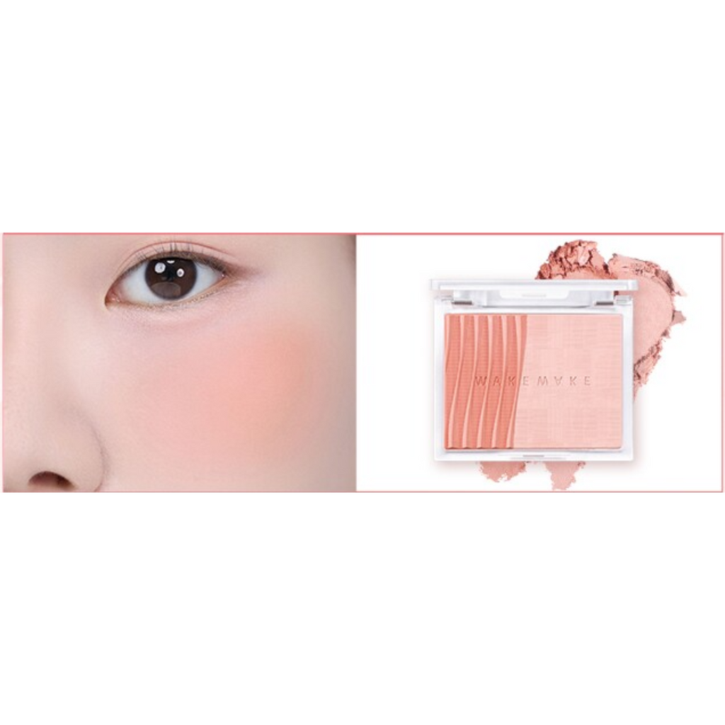 Wakemake-Sheer-Layering-Dual-Blusher-5-Colours – beauty & skincare essential for daily radiance