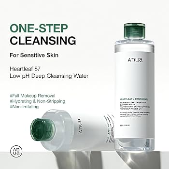 Anua Heartleaf 87 Low pH Deep Cleansing Water 500g