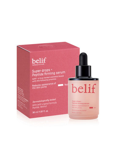 belif Super Drops Peptide Firming Serum 30ml - All Day Pretty Korean Beauty belif