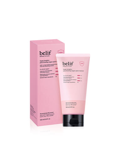 belif Super Knights Pore Firming Vegan Pack Cleanser 150ml - All Day Pretty Korean Beauty belif