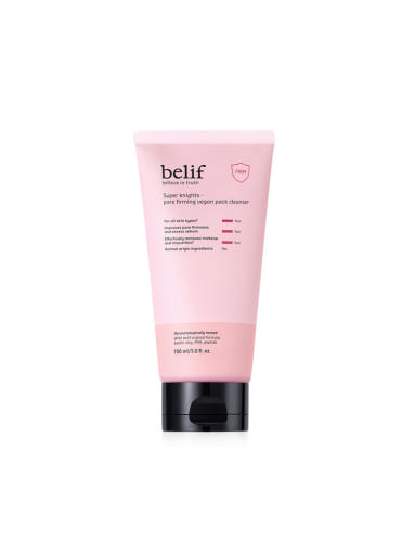 belif Super Knights Pore Firming Vegan Pack Cleanser 150ml - All Day Pretty Korean Beauty belif