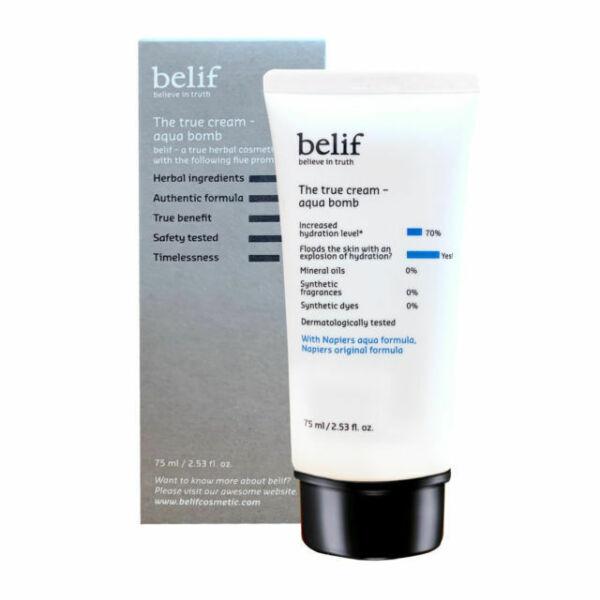 belif The True Cream Aqua Bomb tube 75ml - All Day Pretty Korean Beauty belif
