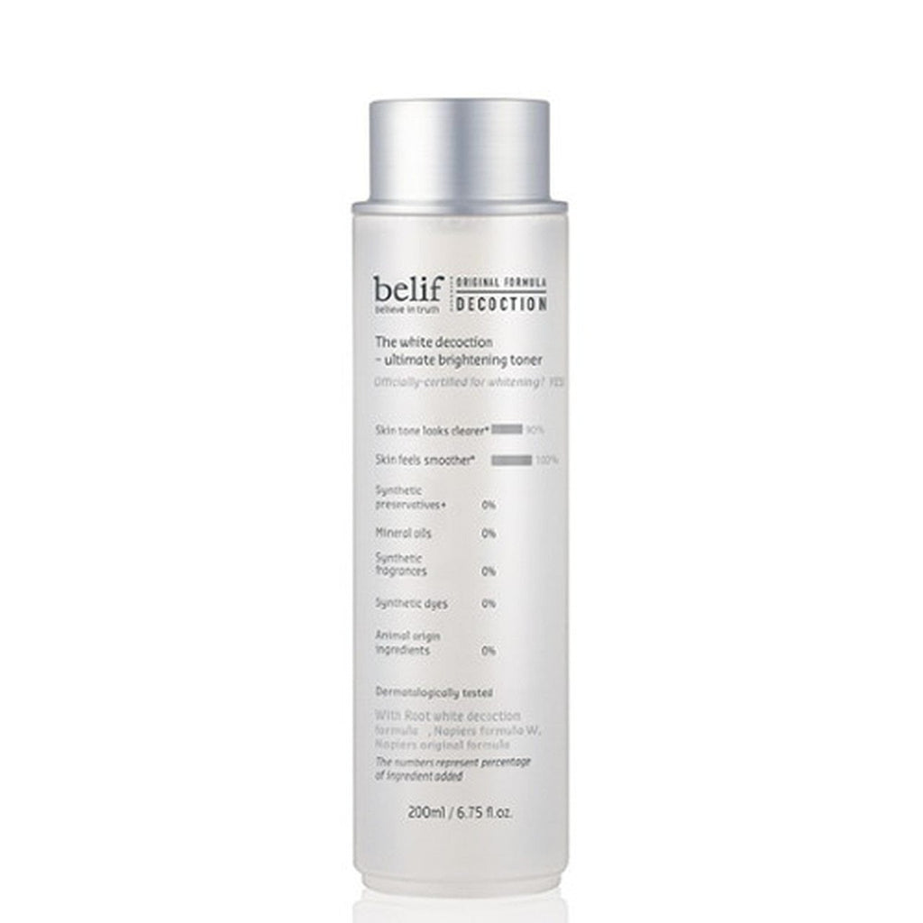 belif The White Decoction - Ultimate Brightening Toner 200ml - All Day Pretty Korean Beauty belif