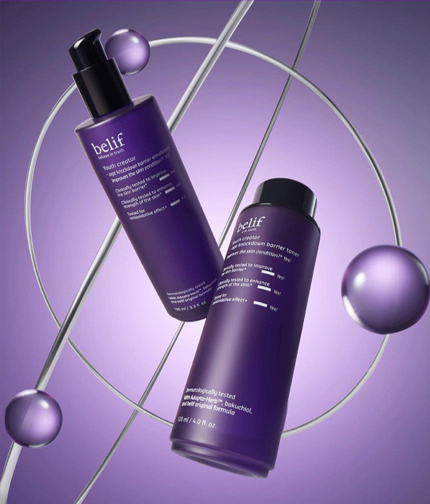 belif Youth Creator Age Knockdown Barrier Toner 120ml - All Day Pretty Korean Beauty belif