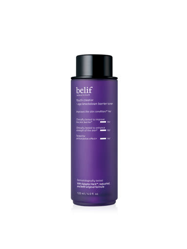 belif Youth Creator Age Knockdown Barrier Toner 120ml - All Day Pretty Korean Beauty belif