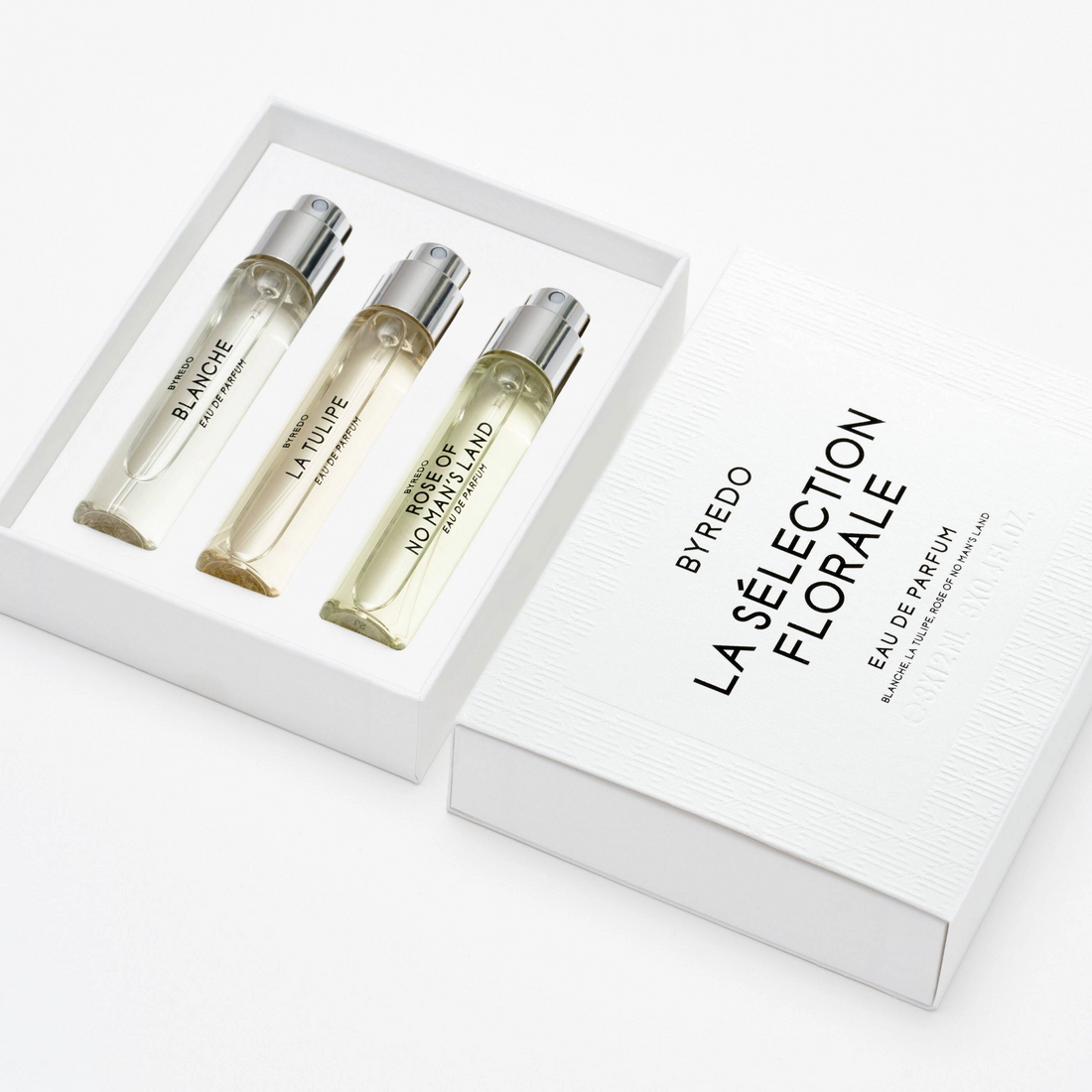 Byredo La Selection Florale Gift Set 12ml Blanche EDP + 12ml La Tulipe EDP + 12ml Rose of No Man&