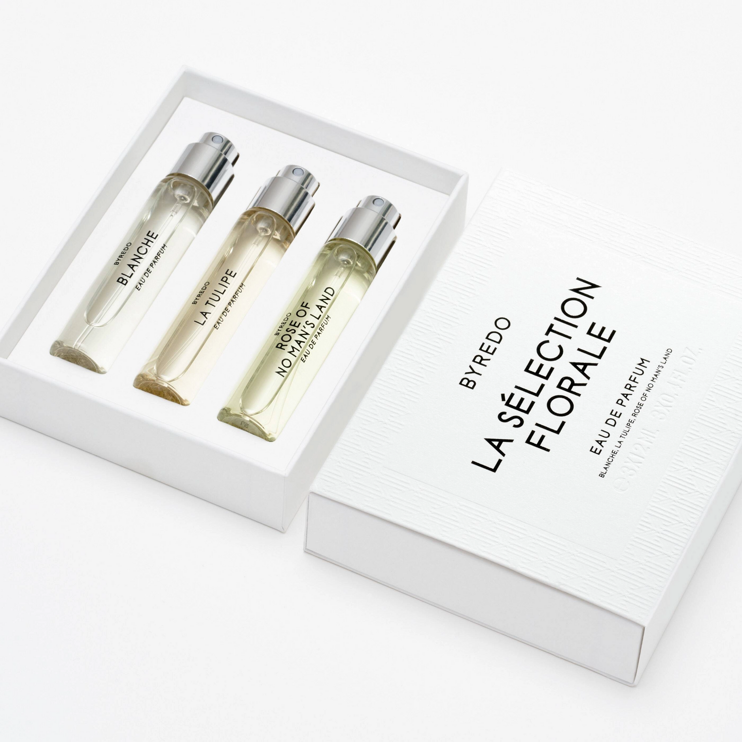 Byredo La Selection Florale Gift Set 12ml Blanche EDP + 12ml La Tulipe EDP + 12ml Rose of No Man&