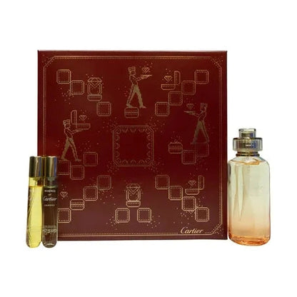 Cartier Rivières de Cartier Discovery Set 100 ml Insouciance EDT + 10 ml Allegresse EDT + 10 ml Luxuriance EDT